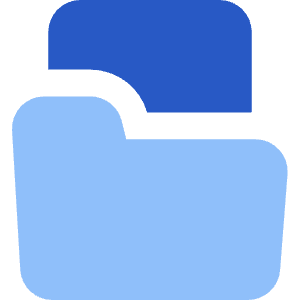 File Folder Icon from Core Flat Set