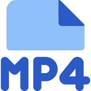 File Mp4 Icon from Core Flat Set