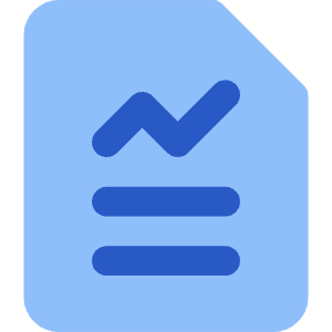 File Report Icon from Core Flat Set