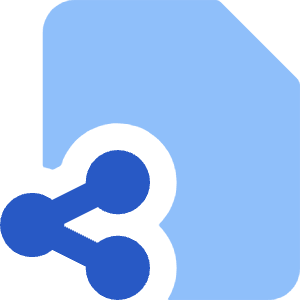 File Share Icon from Core Flat Set