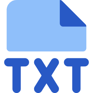 File Txt Icon from Core Flat Set