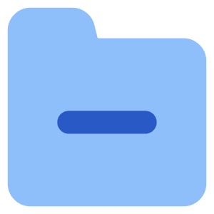 Folder Delete Icon from Core Flat Set