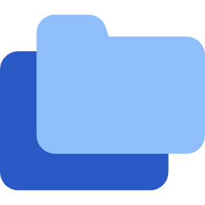 Folder Document Copy Duplicate Icon from Core Flat Set