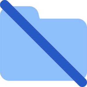 Folder Document Off Icon from Core Flat Set