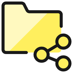 Folder Share Icon from Ultimate Colors - Free Set