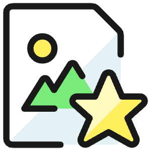 Image File Star Icon from Ultimate Colors - Free Set