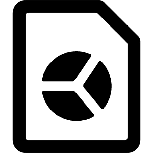 Office File Graph Icon from Ultimate Bold - Free Set