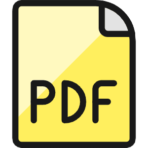 Office File Pdf Icon from Ultimate Colors - Free Set
