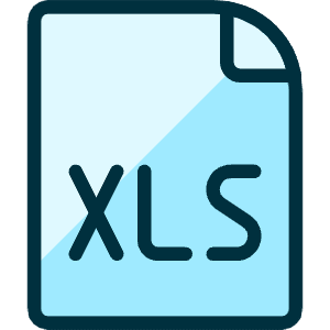 Office File Xls Icon from Ultimate Duotone - Free Set