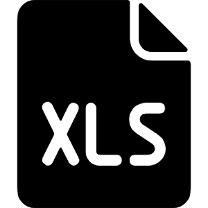 Office File Xls Icon from Ultimate Bold - Free Set