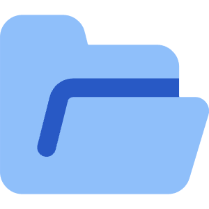 Open Folder Icon from Core Flat Set