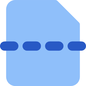 Page Break Icon from Core Flat Set