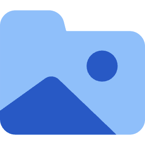 Pictures Folder Memories Icon from Core Flat Set
