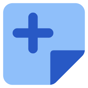Sticky Note Add Icon from Core Flat Set