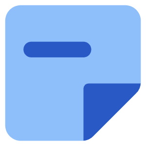 Sticky Note Remove Icon from Core Flat Set