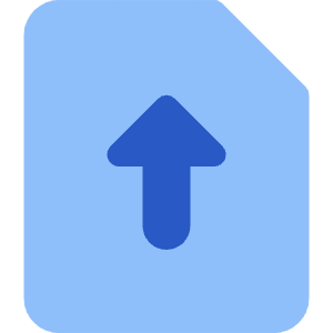 Upload File Icon from Core Flat Set