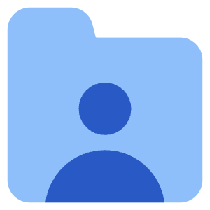 User Folder Icon from Core Flat Set