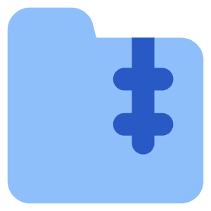 Zip Folder Icon from Core Flat Set