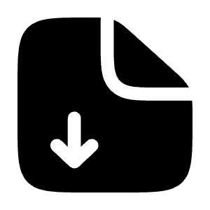 File Download Icon from Solar Bold Set