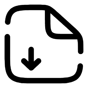 File Download Icon from Solar Broken Set