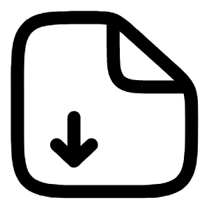 File Download Icon from Solar Linear Set