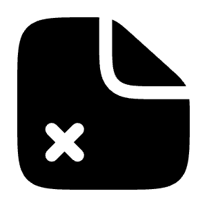 File Remove Icon from Solar Bold Set