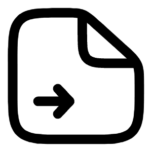File Right Icon from Solar Linear Set
