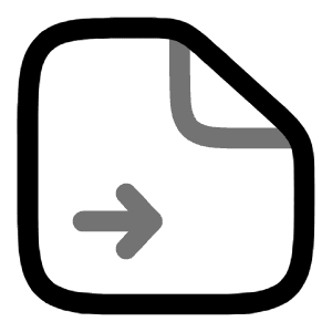 File Right Icon from Solar Line Duotone Set