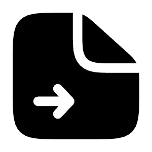 File Right Icon from Solar Bold Set