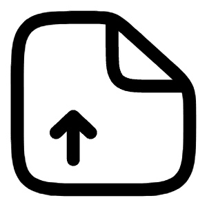 File Send Icon from Solar Linear Set