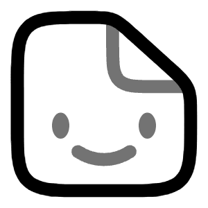 File Smile _) Icon from Solar Line Duotone Set