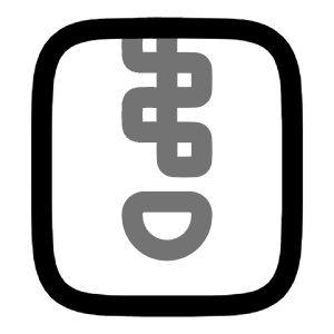 ZIP File Icon from Solar Line Duotone Set