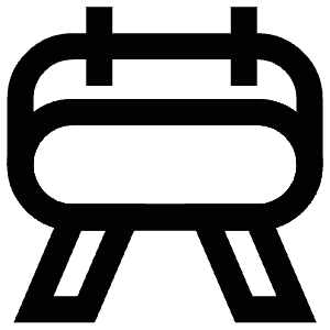 Balance Beams Icon from Atlas Line Set