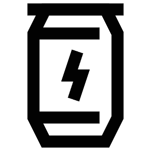 Energy Can Icon from Atlas Line Set