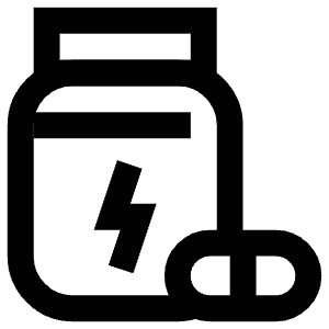 Energy Pill Icon from Atlas Line Set