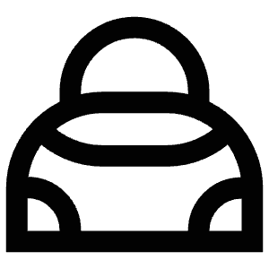 Gym Bag Icon from Atlas Line Set