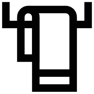 Towel Rack Icon from Atlas Line Set
