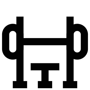 Weight Lifting Icon from Atlas Line Set