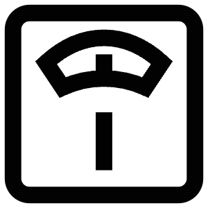 Weight Scales Icon from Atlas Line Set