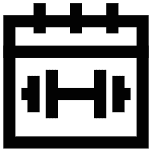 Workout Day Icon from Atlas Line Set