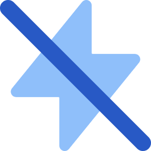 Flash Off Icon from Core Flat Set