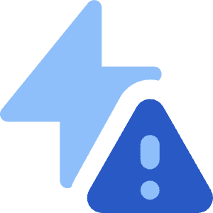 Flash Warning Icon from Core Flat Set