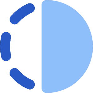 Flip Horizontal Circle 2 Icon from Core Flat Set