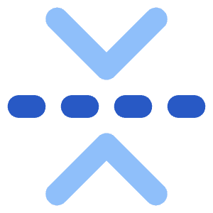 Flip Vertical Arrow 1 Icon from Core Flat Set