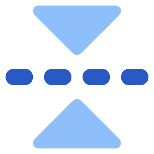 Flip Vertical Arrow 2 Icon from Core Flat Set