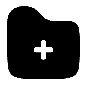 Add Folder Icon from Solar Bold Set