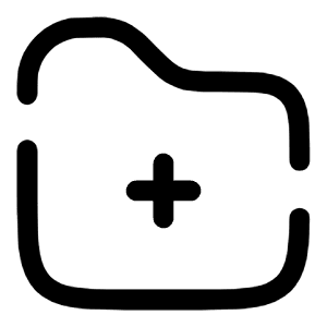 Add Folder Icon from Solar Broken Set