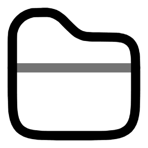 Folder 3 Icon from Solar Line Duotone Set