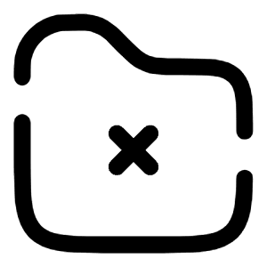Folder Error Icon from Solar Broken Set