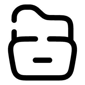 Folder Open Icon from Solar Broken Set